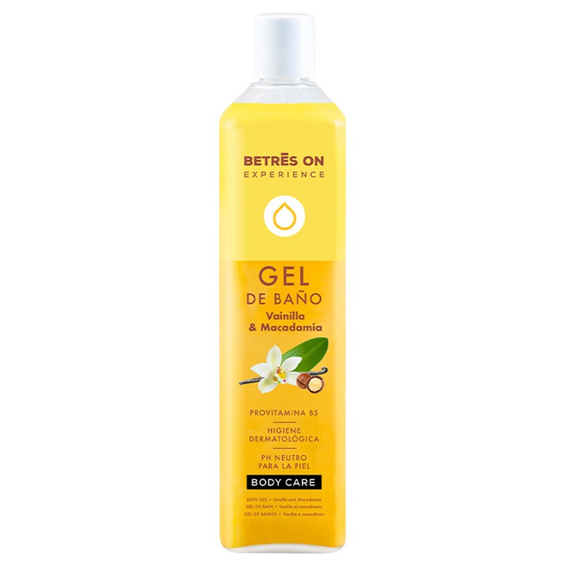 Betres On gel de baño vainilla y macadamia 750ml