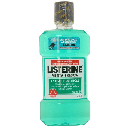 Listerine menta fresca 500