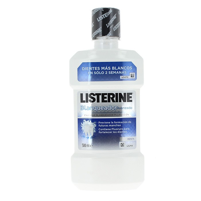 Listerine blanqueador avanzado 500 ml