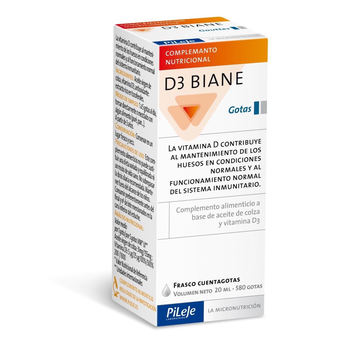 Pileje D3 biane 20ml